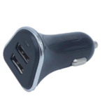 CARGADOR DOBLE US 3.1A PARA AUTO NEGRO NETMAK NM-UCC5