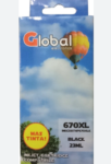 CARTUCHO HP 670XL BLACK GLOBAL INKCARTHP670XLK