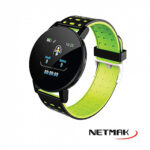 RELOJ SMART BAND PRO BT 4.0 VERDE NETMAK NM-PRO-G