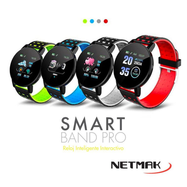 RELOJ SMART BAND PRO BT 4.0 NEGRO NETMAK NM-PRO-N - Imagen 3