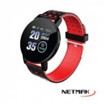 RELOJ SMART BAND PRO BT 4.0 ROJO NETMAK NM-PRO-R
