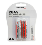 PILAS AA RECARGABLES 2700MAH NETMAK NM-AA270