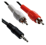 CABLE PLUG 3.5 ST A 2 PLUG RCA NOGA 1.8M AC-27