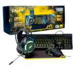 KIT GAMER 4 EN 1 AMARILLO NOGA NKB-412