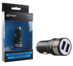 CARGADOR PARA  AUTO 12V 2.4A NEGRO NOGA