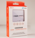 CONVERSOR HDMI A AUDIO Y VIDEO RCA - NOGA - HDMI-AV