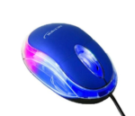 MOUSE LUMINOSO AZUL USB NETMAK NM-M01B