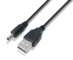 CABLE ALIMENTACION 1MTS USB A PLUG 1.35MM NS-CAUSP135 NISUTA
