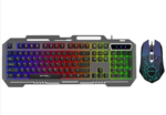 COMBO TECLADO MOUSE RETROILUMINADO GHOST NETMAK NM-GHOST