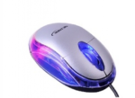 MOUSE LUMINOSO GRIS USB NETMAK NM-M01S
