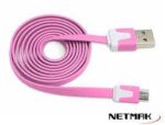 CABLE USB 2.0 A MICRO USB ROSA NM-C68P