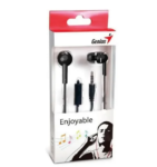 AURICULAR GENIUS HS M300 IN EAR CON MICROFONO NEGRO