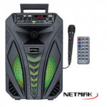 PARLANTE KARAOKE 8 C/MIC NETMAK XTASYS