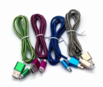 CABLE USB  V8 MALLADO METALIZADO DINAX