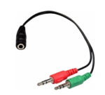ADAPTADOR DE PLUG 3.5MM A 2 JACK 3.5 DINAX