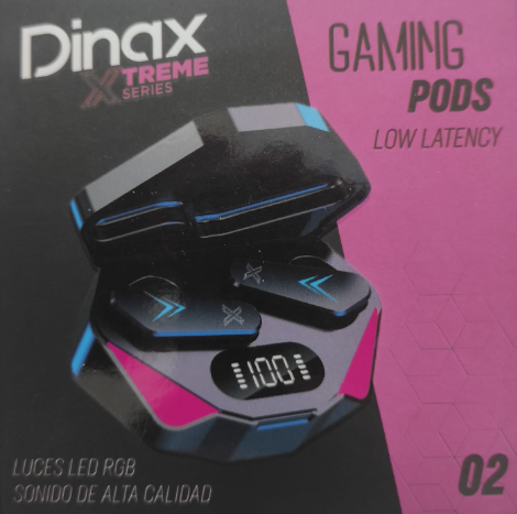 AURICULAR BLUETOOTH GAMING PODS 2 DINAX DX GPODSTWO Meldim