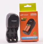 CARGADOR DE PILAS DOBLE AA NOGA NG-516