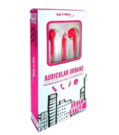 AURICULAR URBAN STYLE MANOS LIBRES ROSA NETMAK NM-UR70P