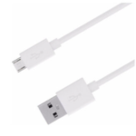 CABLE USB 2.0 A MICRO USB 1M BLANCO