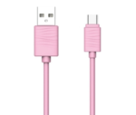 CABLE USB A TIPO C CARGA RAPIDA ROSA