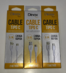 CABLE TIPO C 5.1A 2M CAJA AMARILLA DINAX DX-012MTC