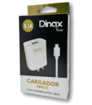 CARGADOR ULTRA RAPIDO 5.1A QC3 TIPO C DINAX