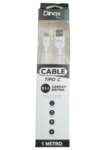 CABLE TIPO C LINEA B/N DE 1METRO 5.1A DINAX