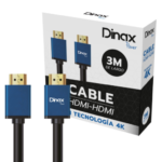 CABLE HDMI - HDMI 3 MTS TECNOLOGIA 4K DINAX