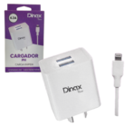 CARGADOR IPHONE 4.2 A 2 ENTRADAS CABLE DESMONTABLE