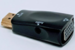 CONVERSOR DE HDMI A VGA + AUDIO PLUG 3.5MM INT.CO 09-031D