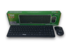 KIT TECLADO Y MOUSE INALAMBRICO GLOBAL KMG27BKCOMBOWLS