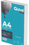 PAPEL OPALINA X 20 HOJAS A4 240GR GLOBAL PAPERM240A4-20