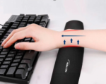 APOYA MUÑECAS GEL PARA TECLADO NEGRO NETMAK NM-APM-3