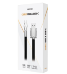 CABLE USB A USB C PUNTA GIRATORIA 180° NETMAK NM-124
