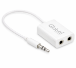 CABLE DE AUDIO JACK 3.5 A 2 PLUG 3.5 GLOBAL CABLESPLITPF