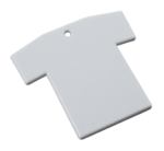 LLAVERO CAMISETA SUBLIMABLE 65X62MM Y 3MM ESPESOR GLOBAL