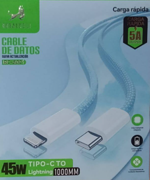 CABLE TIPO C A LIGHTNING IPHONE ROYALCELL RC-5021