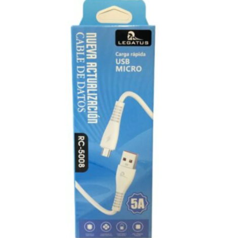 CABLE USB A MICRO USB 5A LEGATUS RC-5008