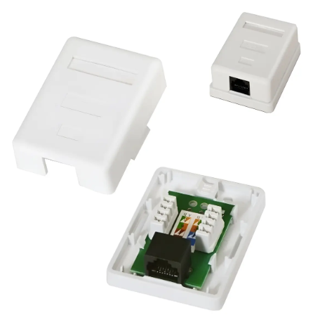 ROSETA RJ45 SIMPLE CON JACK CAT6