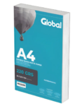 PAPEL MATE DOBLE FAZ X 20 HOJAS A4 GLOBAL PAPERDFM220A4-20