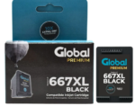CARTUCHO HP 667 BLACK XL GLOBAL HP667XLKCOMP-PRM